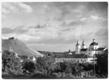 Krzemieniec, widok miasta ze wzg&oacute;rzem zamkowym