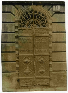 Lw&oacute;w, ulica Krakowska 11, kamienica Bramowska, drzwi