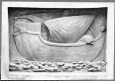 Lw&oacute;w, ulica Ruska 8, Kamienica Filipowiczowska, dekoracja rzeźbiarska, statek