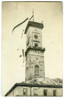 Lw&oacute;w, Rynek, ratusz, wieża