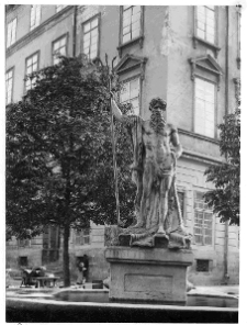 Lw&oacute;w, Rynek, studnia Neptuna