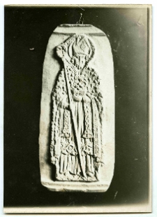 Lw&oacute;w, święty Mikołaj, płaskorzeźba, ceramika