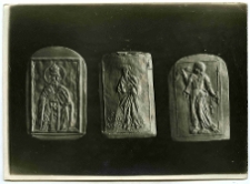 Lw&oacute;w, wizerunki świętych, płaskorzeźba, ceramika