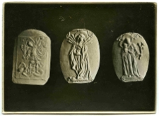 Lw&oacute;w, wizerunki świętych, płaskorzeźba, ceramika