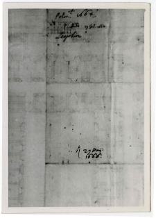 Lw&oacute;w, plan architektoniczny, verso