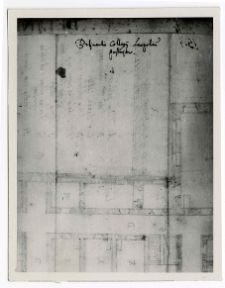 Lw&oacute;w, plan architektoniczny, verso