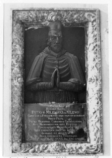 Lw&oacute;w, Bazylika archikatedralna Wniebowzięcia Najświętszej Marii Panny, epitafium kanonika Piotra Milewskiego z Milewa