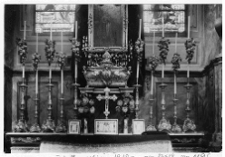 Lw&oacute;w, Bazylika archikatedralna Wniebowzięcia Najświętszej Marii Panny, kaplica błogosławionego Jakuba Strepy, ołtarz z relikwiami