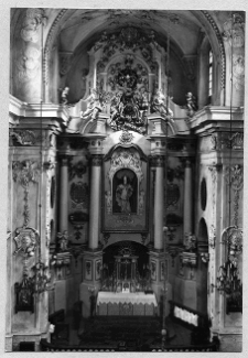 Lw&oacute;w, kości&oacute;ł Świętego Mikołaja, ołtarz gł&oacute;wny