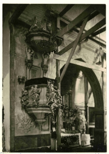 Lw&oacute;w, katedra Wniebowzięcia Najświętszej Marii Panny, katedra ormiańska, ambona