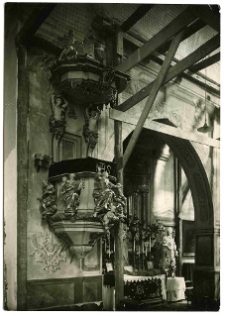 Lw&oacute;w, katedra Wniebowzięcia Najświętszej Marii Panny, katedra ormiańska, ambona