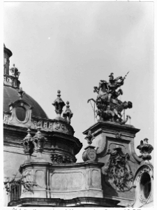 Lw&oacute;w, archikatedralny sob&oacute;r św. Jura, rzeźba św. Jerzego