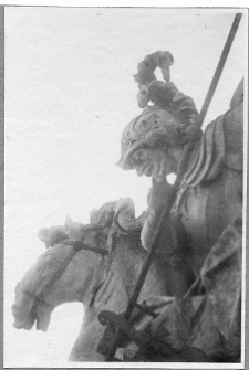 Lw&oacute;w, archikatedralny sob&oacute;r św. Jura, rzeźba św. Jerzego