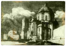 Lw&oacute;w, kości&oacute;ł Bożego Ciała i klasztor oo. Dominikan&oacute;w, rycina