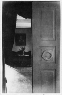 Bohdan&oacute;w, dw&oacute;r Ruszczyc&oacute;w, fragment salonu, zwanego Zielonym