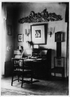 Bohdan&oacute;w, zesp&oacute;ł dworski Ruszczyc&oacute;w, pracownia Ferdynanda Ruszczyca w skarbcu zwanym Mur