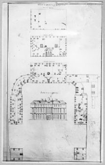 Boremel, pałac Franciszka Czackiego, rysunek pomiarowy z 1832 r.