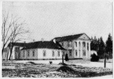 Bryni&oacute;w, dw&oacute;r, front i lewe skrzydło dworu