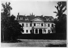 Brzostowica Murowana, pałac Sołtan&oacute;w, elewacja frontowa