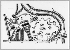Burbiszki, plan sytuacyjny założenia pałacowego