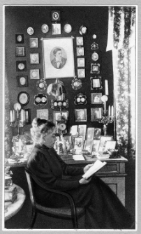 Bursztyn, pałac Skarbk&oacute;w i Jabłonowskich, fragment buduaru