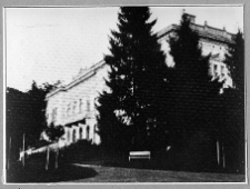 Busk, pałac Badenich, elewacja ogrodowa