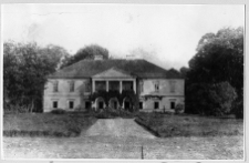 Bystrampol, pałac od frontu