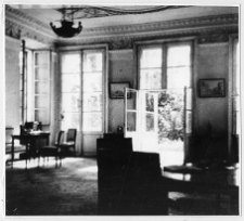 Cerkliszki, pałac Mostowskich, salon, fragment