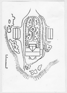 Chalcz, pałac Woynicz-Sianożęckich, plan sytuacyjny wg W. A. Czanturii