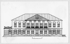 Chalcz, pałac Woynicz-Sianożęckich, fasada wg W. A. Czanturii