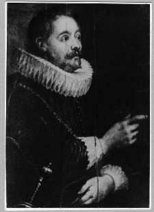 Chmielowa, dw&oacute;r, "Portret kawalera o czterech palcach", obraz olejny, przypisywany Antoonowi van Dyck