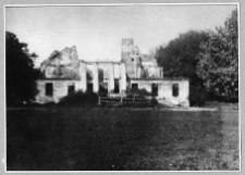 Cichob&oacute;rz, dw&oacute;r po spaleniu w 1914 r.