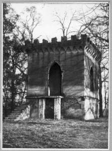 Cieszacin Wielki, baszta neogotycka w parku