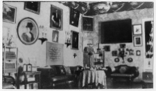 Czarna, pałac Rudnickich, wnętrze salonu Niebieskiego