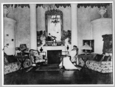 Czarna, pałac Rudnickich, fragment salonu Okrągłego