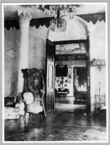 Czarna, pałac Rudnickich, fragment salonu Okrągłego