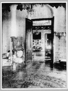 Czarna, pałac Rudnickich, fragment salonu Okrągłego