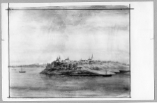 Czarnobyl, widok og&oacute;lny miasta wg Napoleona Ordy, ok. 1874 r.