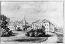 Czarny Ostr&oacute;w, pałac od podjazdu wg Napoleona Ordy