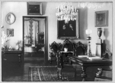 Czerepaszyńce, pałac, fragment salonu "Dębowego"