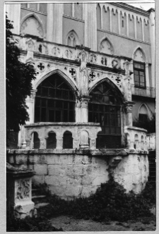 Czerniatyn, pałac, loggia skrzydła południowego