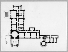 Czerniatyn, pałac, rzut parteru