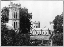 Czerwone, fragment zabudowań pałacowych od strony ogrodu