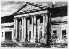 Dereczyn, pałac, portyk