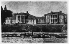 Dereszewicze, dw&oacute;r Kieniewicz&oacute;w, widok od Prypeci