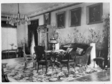 Dereszewicze, dw&oacute;r Kieniewicz&oacute;w, salon "czerwony"