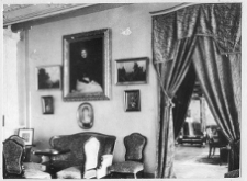 Dereszewicze, dw&oacute;r Kieniewicz&oacute;w, salon "błękitny"