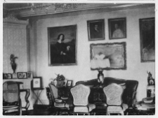 Dereszewicze, dw&oacute;r Kieniewicz&oacute;w, salon "błękitny"