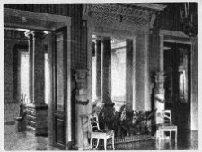 Dobośnia, pałac Bułhak&oacute;w, fragment hallu