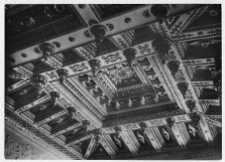 Dobośnia, pałac Bułhak&oacute;w, fragment stropu w sali jadalnej